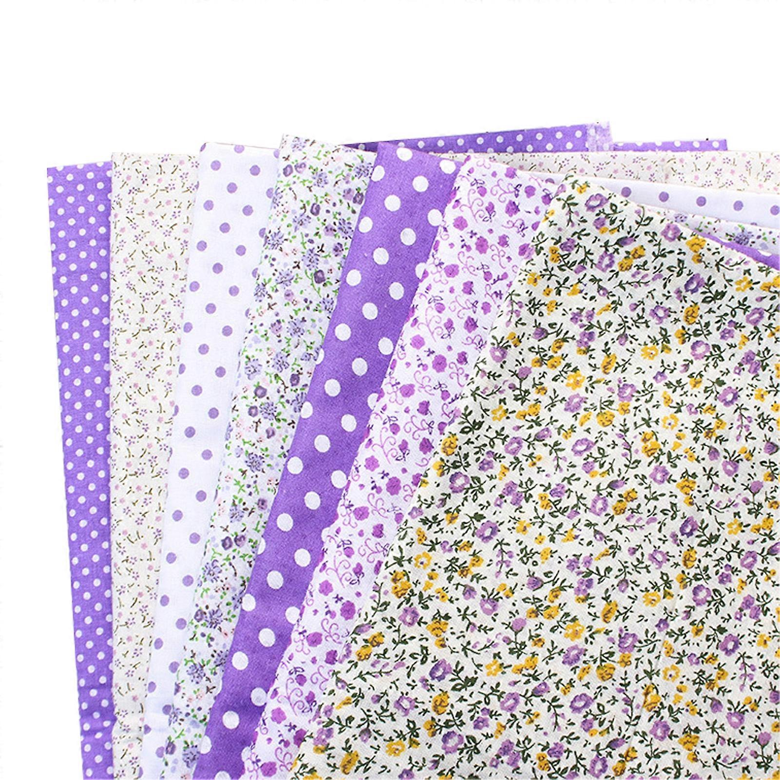 1 Set Patchwork Cloth Square Breathable Cotton Jacket Shirts Dress Quilting Fabric for Students KAESI