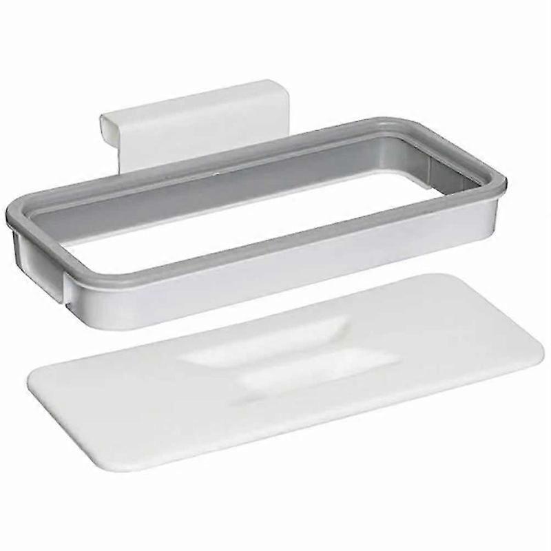 Portable Trash Bag Holder, Hanging RV Garbage Bag Holder with Lid Kitchen Trash Bin Garbage Bags Storage Rack(1 pcs)