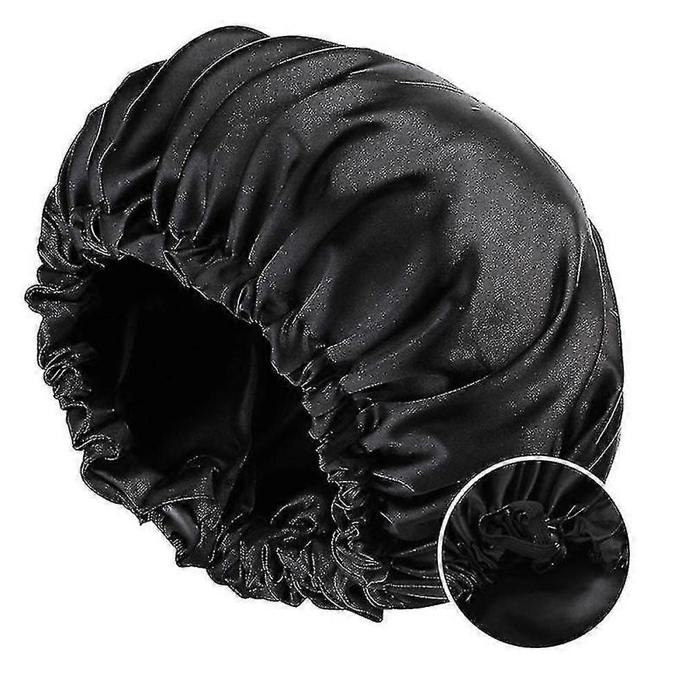 Καπάκι θερμότητας Deep Conditioning Microwavable Heat Cap για τον ατμό Styling μαλλιών και θεραπεία Steam Cap Steaming Haircare Therapyblack+black ZOV