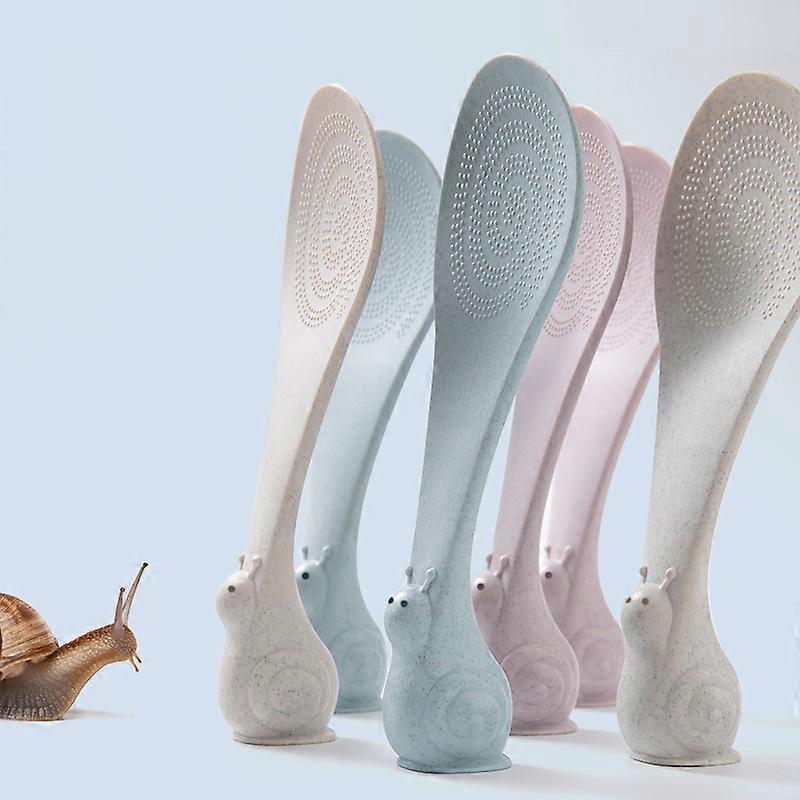 3PCS Creative Snail Non  Stick Rice Spoon