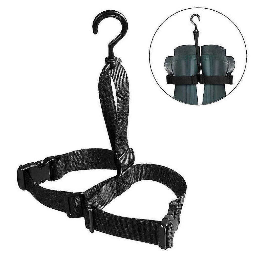 Rybaření Wader Boot Hanger Popruhový pás pro sušení Wader Rack Storage Dryer Nylon Rybaření Brodění boty Boty Opasky Boty Sušička Rack