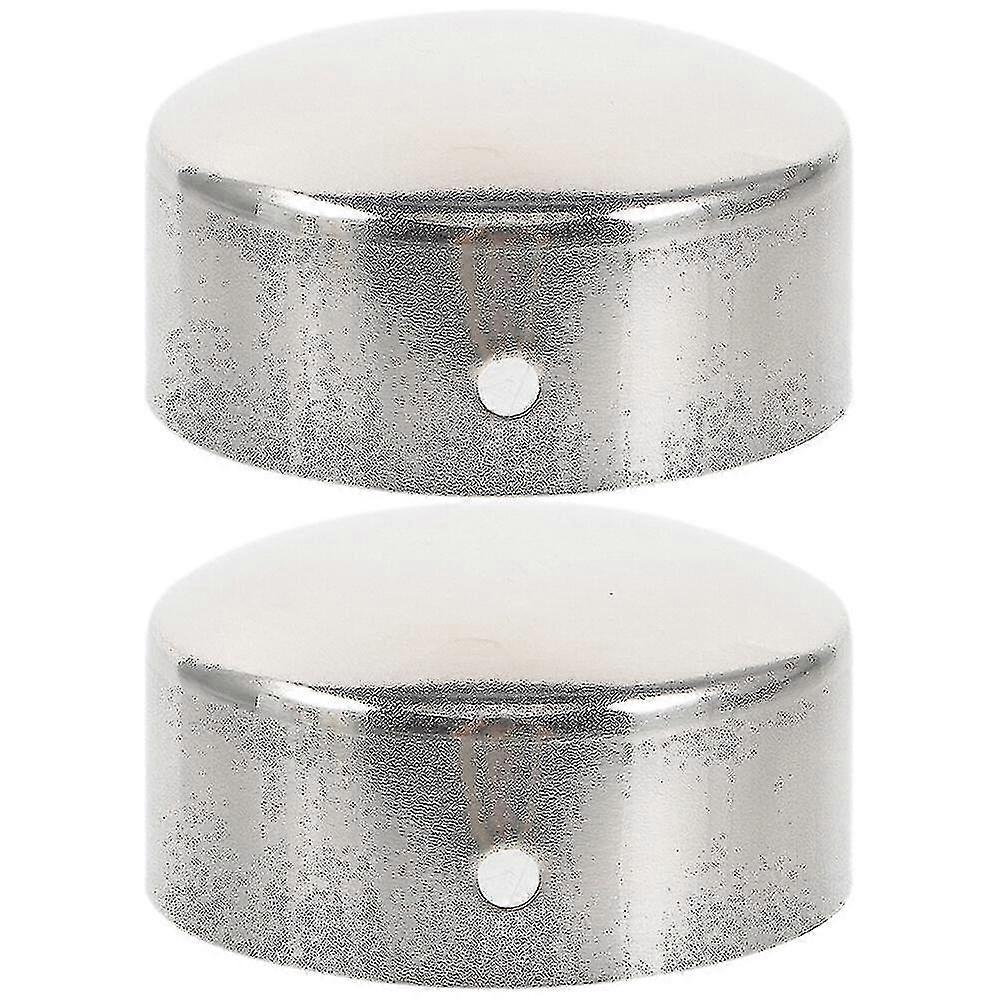 2pcs Round Handrail End Plug Caps Hole Plugs Handrail End Caps For Wood Rail