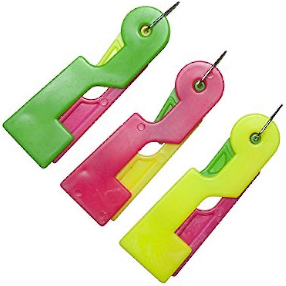 Nopea Automatic Needle Threader Needle Threader Thread Device Easy Stitch Thread Guide Tool Thread Pack of 3)