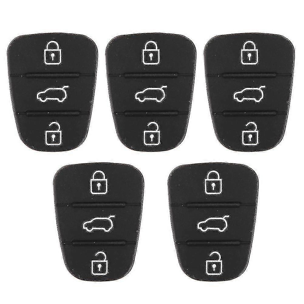 Button Pad, Rubber Button Pad, Car Key Shell Button Cover, Car Rubber Button, Button Pad Fit For Hyundai, Button Pad Fit For Kia