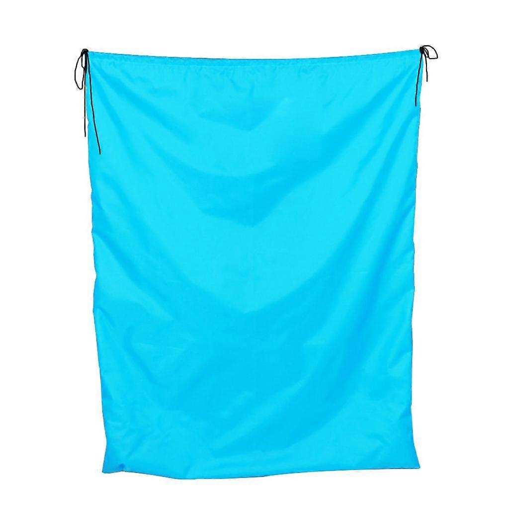 Large Capacity Bag Waterproof Drawstring Storage Pouch Sack Blue 110x140cm