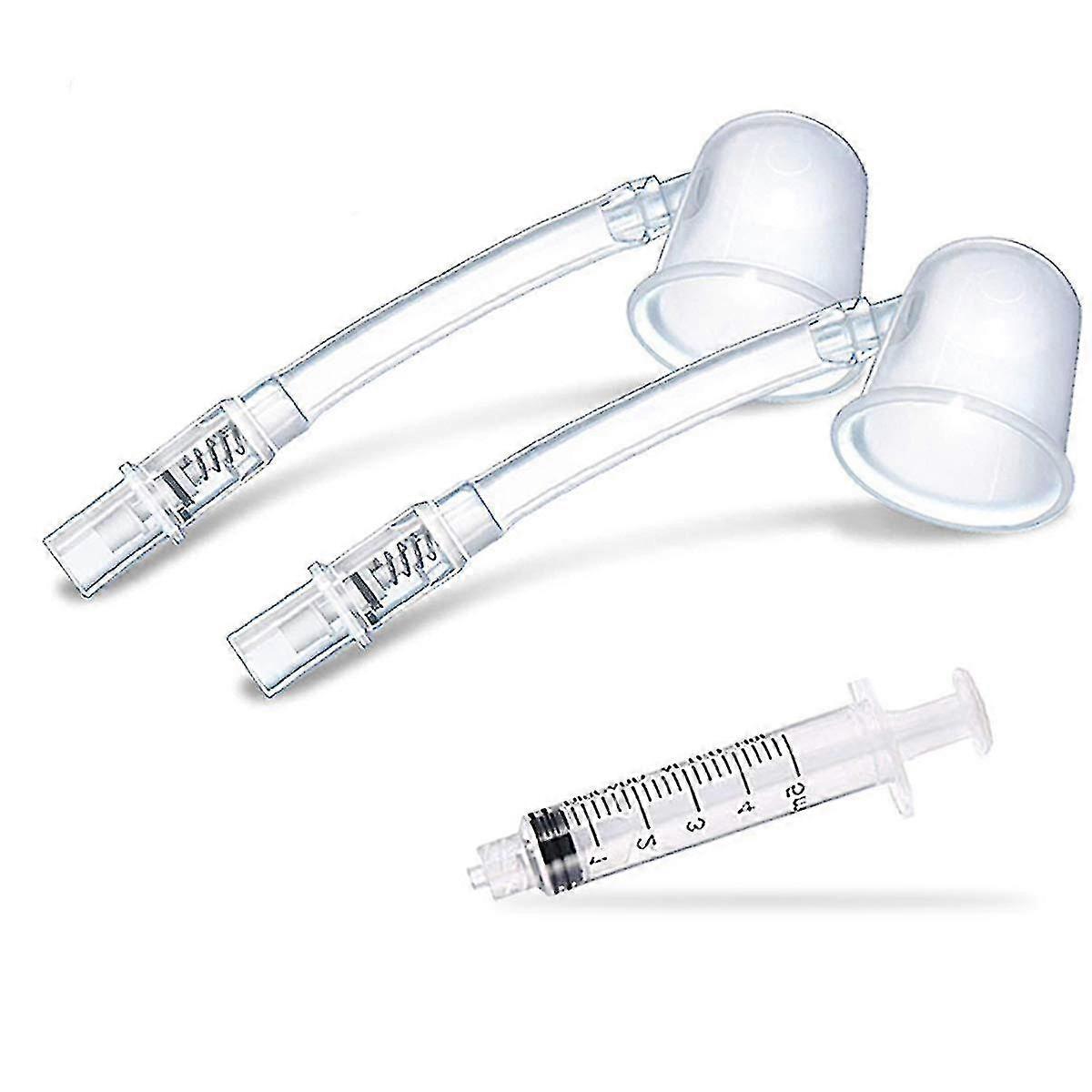 2 Set Nipple Corrector Device Correction For Inverted Nipples Treatment Enlarger