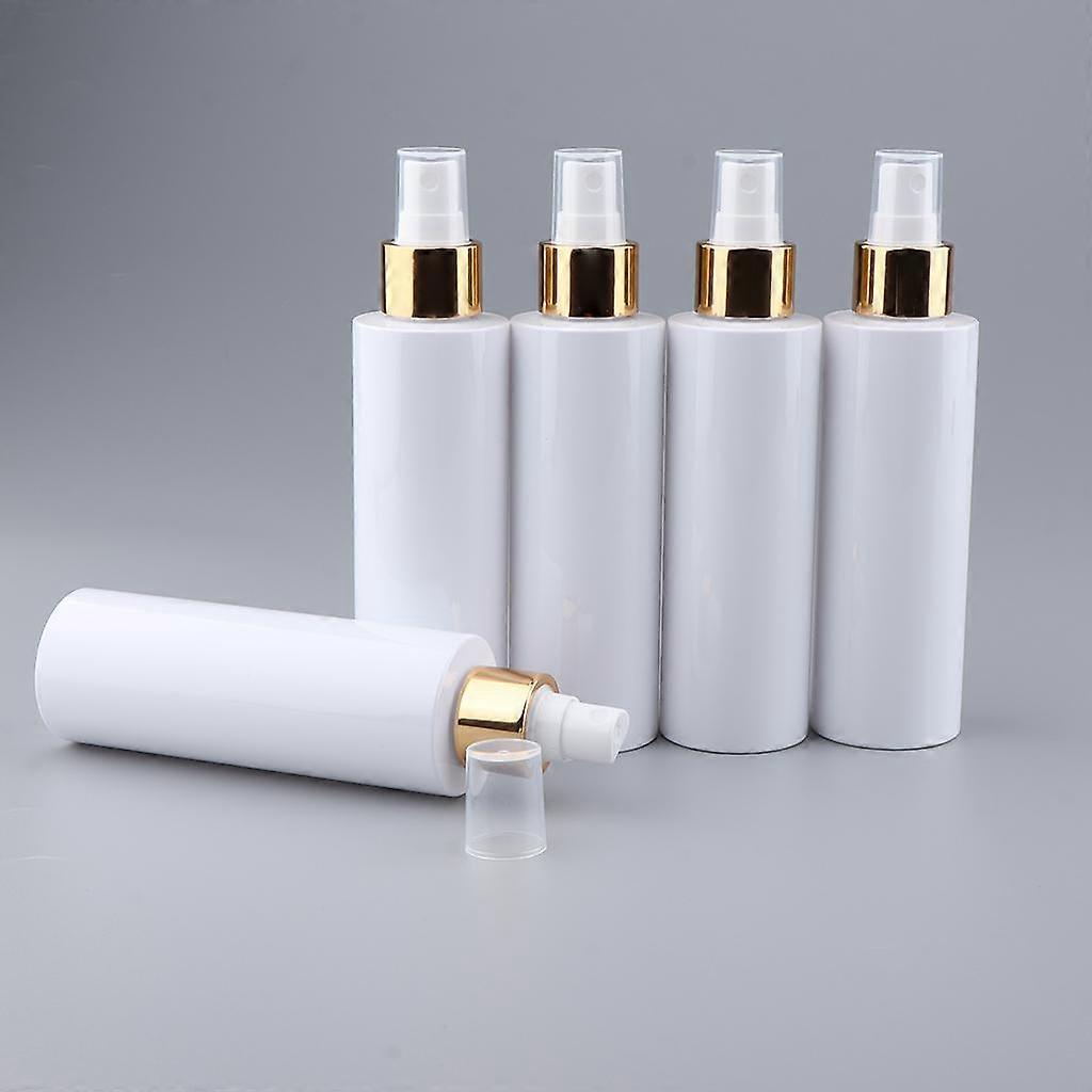 Fine Mist Spray Bottles - for Essential Oils, Perfumes, More - Empty White Acrylic Bottles - Refillable & Reusable,5 Pack,100ml/150ml/200ml - 100ML