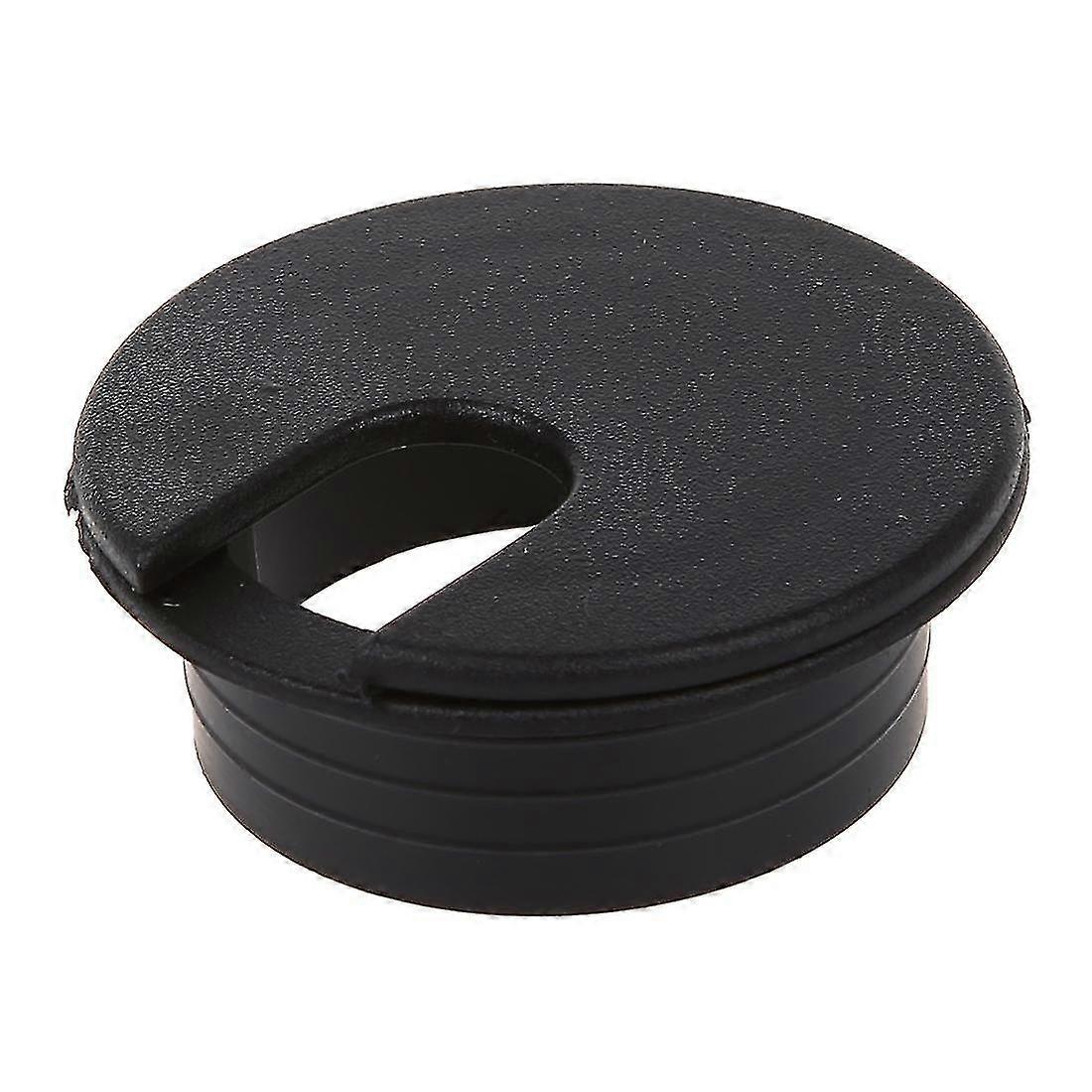 10 قطع 35mm أسود كابل Grommet كابل منفذ مكتب الجدول الأسلاك