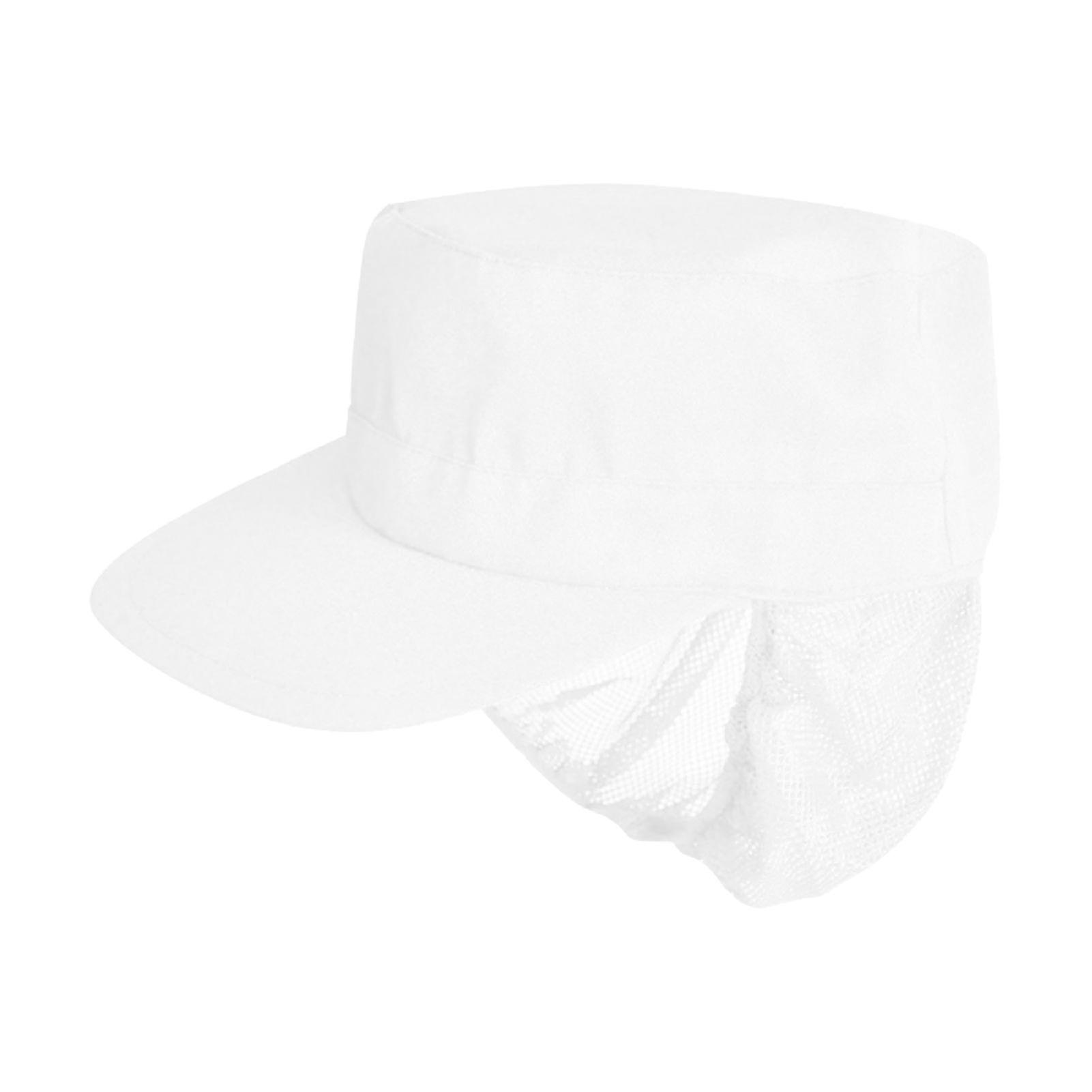 Chef Hat Solid Color Skin-friendly Cotton Mesh Catering Waiter Kitchen Cap For Cooking