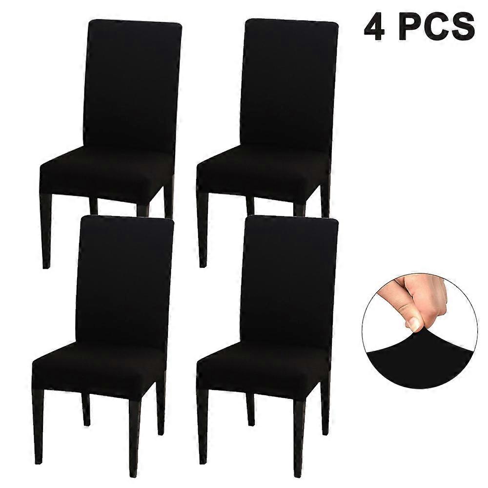 Dining Chair Slipcovers 4 Pack, Fit Stretch Removable Protector Cover