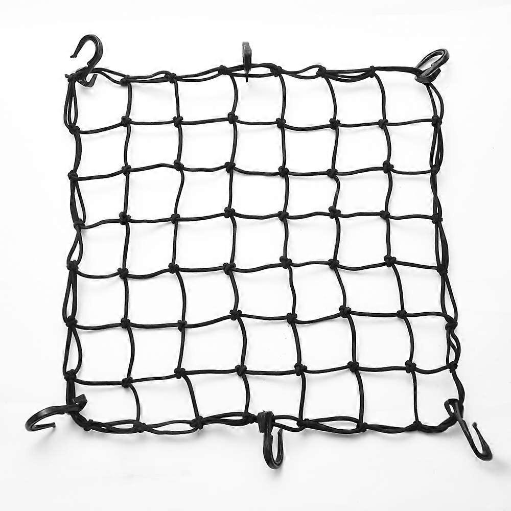 40x40cm Motorcycle Luggage Net Motorcycle Net Bicycle Net with 6 Hooks