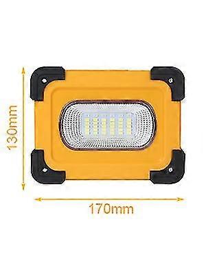 Rechargeable Led Floodlight 60w 3000 Lumens Construction Work Light