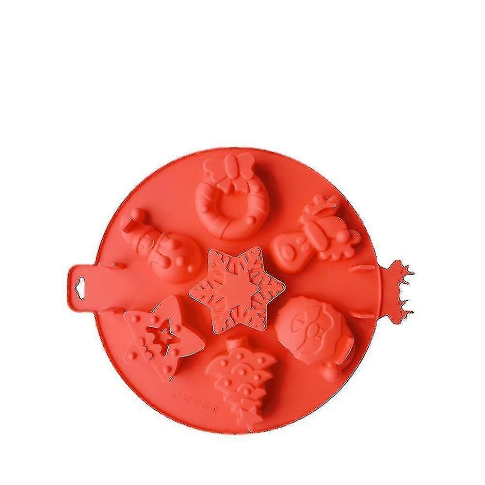 سيليكون جولة عيد الميلاد قالب عيد الميلاد هالوين الديكور Diy شجرة الإبداعية الأيل قبعة بيل رجل الثلج