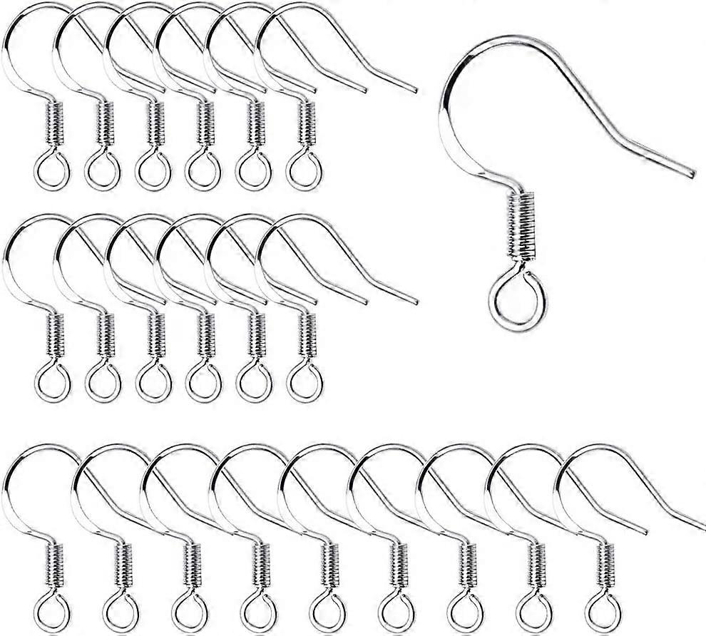 200pcs Earring Hooks, Ear Wire Hooks Clasp Earring Fastener for DIY Earring Making