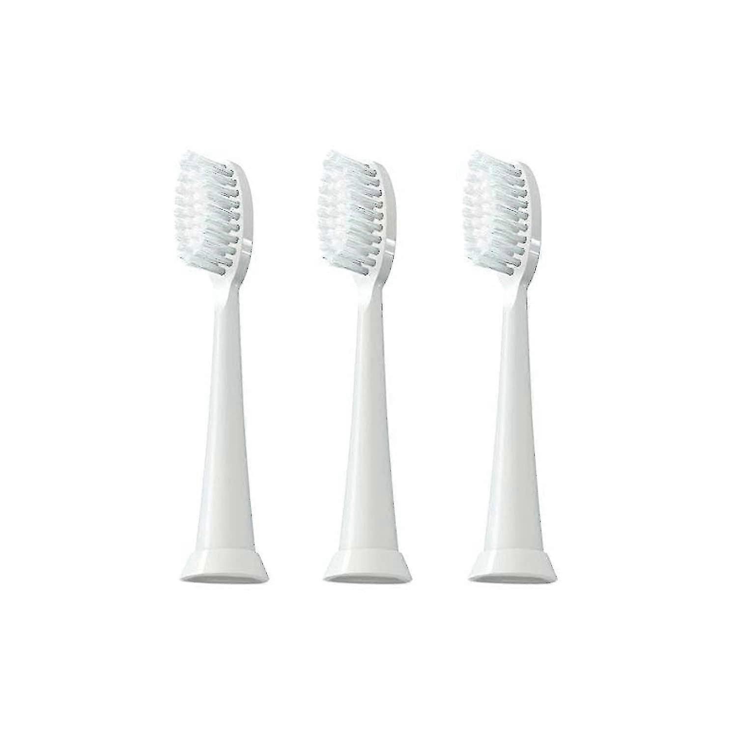 NewClean Sonic Electric Toothbrush Replacement Head, 3 Pack, White
