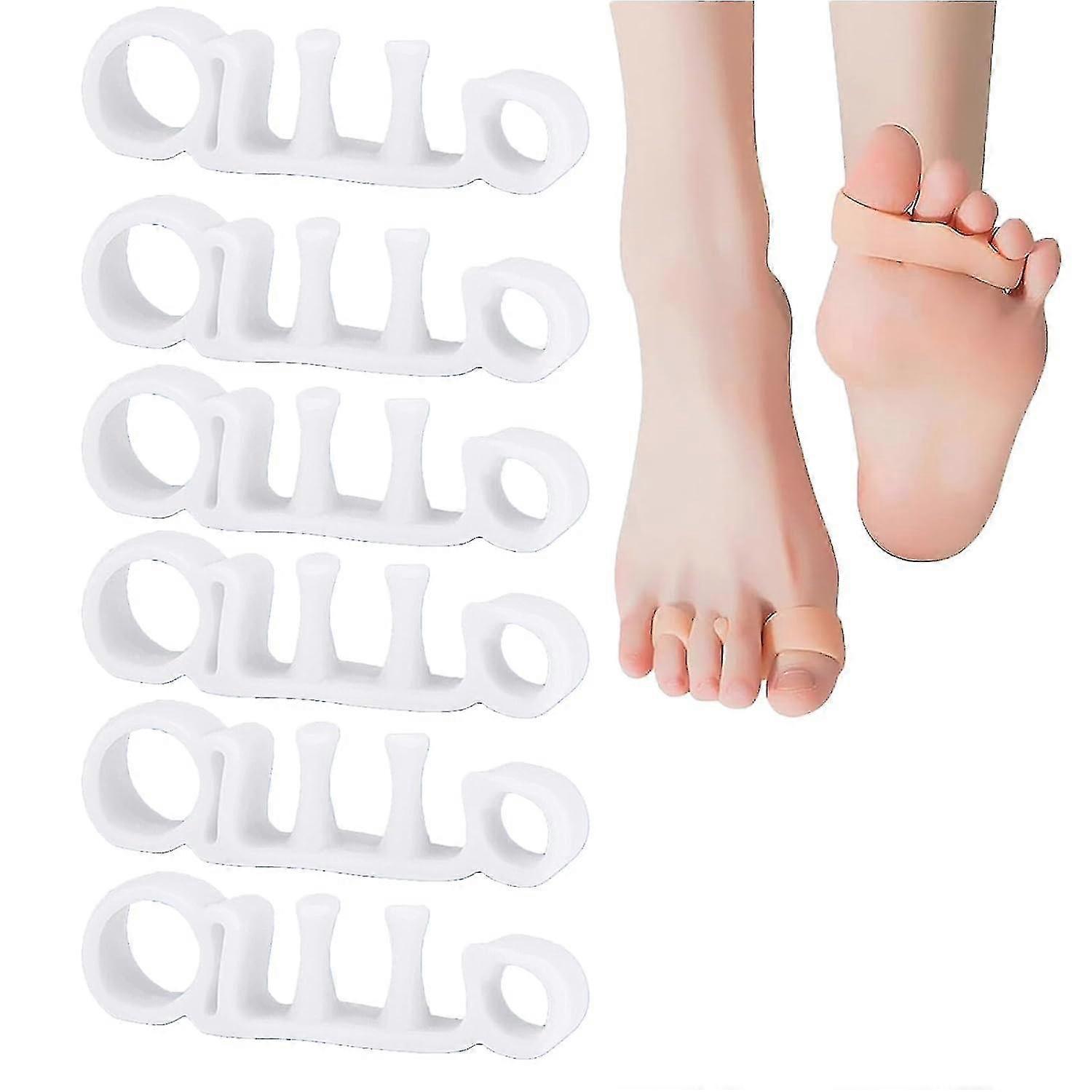 Body Feet Alignment Kit, Orthopedic Bunion Corrector Gel, 3 Pairs Toe Separators, Toe Correction, Toe Rubber Ring