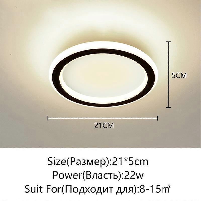New Modern LED Ceiling Light Simple Balcony Crossing Light Home Corridor Porch Channel Ceiling Light Nordic Wind Cloakroom Light