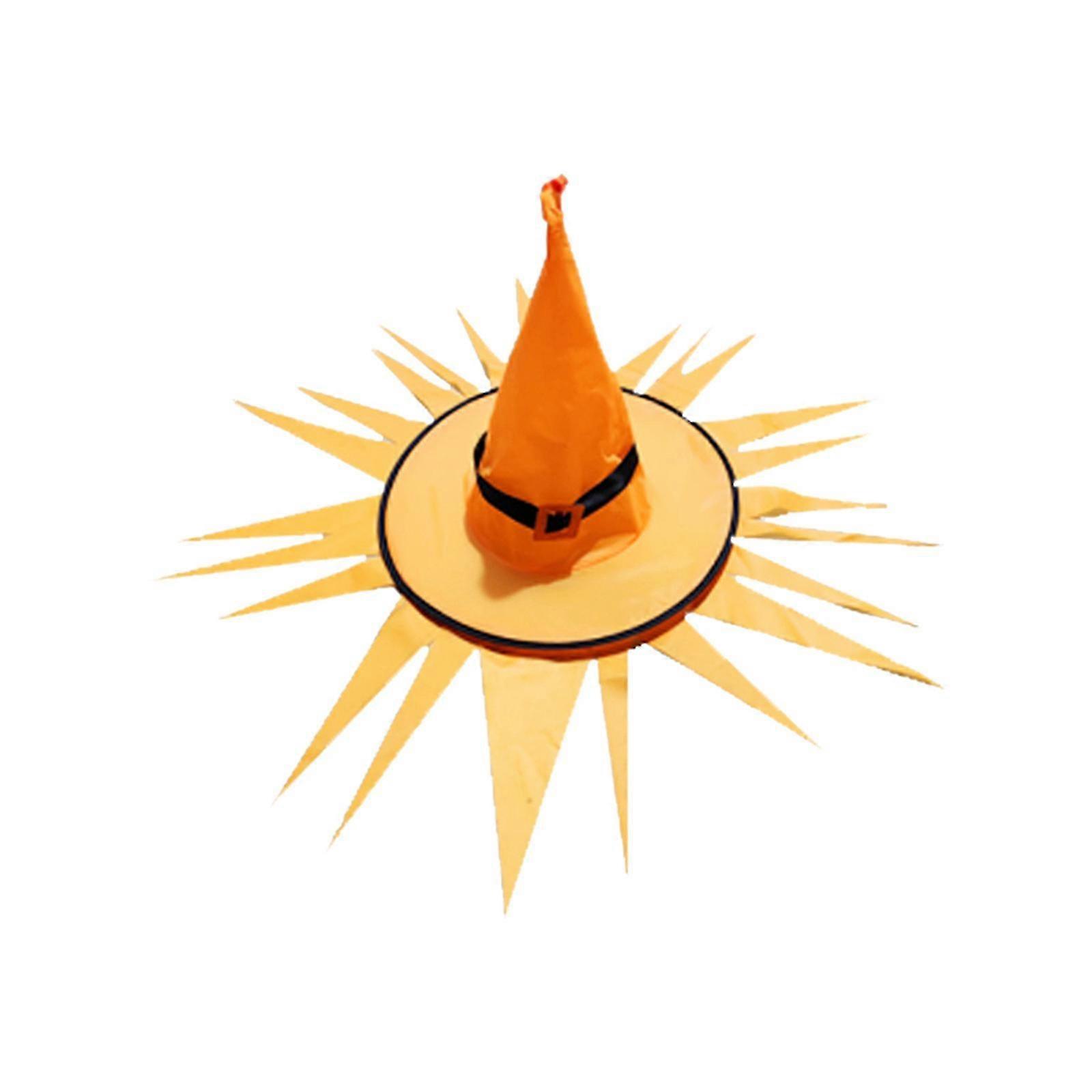 2pc Halloween Witch Hat Party Decoration Props Led Glowing Ghost Hat