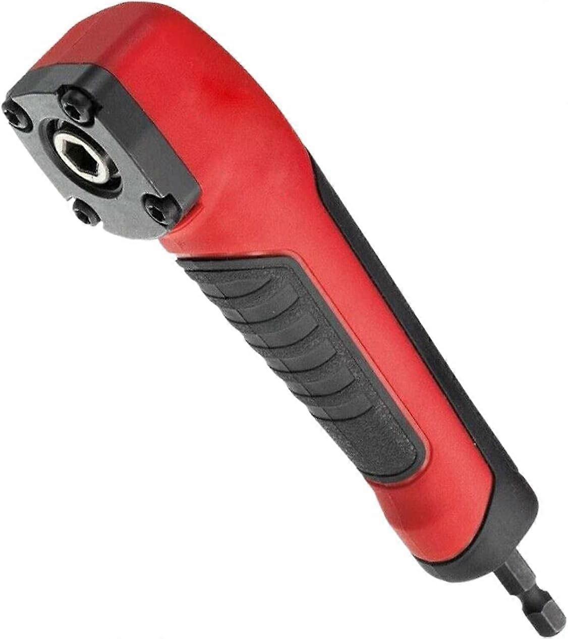Right Angle Adapter, Shockwave Right Angle Adapter Multifunctional 90 Degree Red Impact Drill Adapter