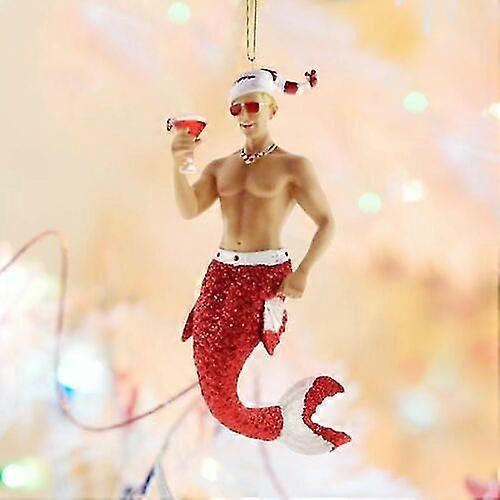Merman Prydnad Julhänge Julgran Akryl Hängsmycke Juldekor