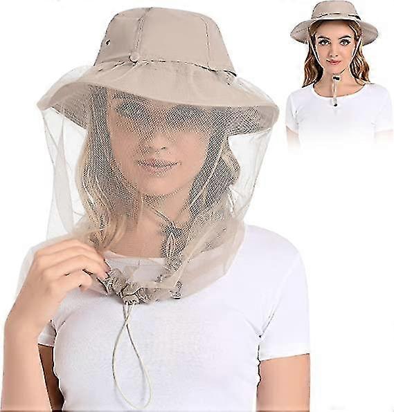 Chapeau Avec Moustiquaire DEARBAG - UPF 50+ - Protection Solaire Et Anti-Moustiques - Pour Jardinage, Randonnée