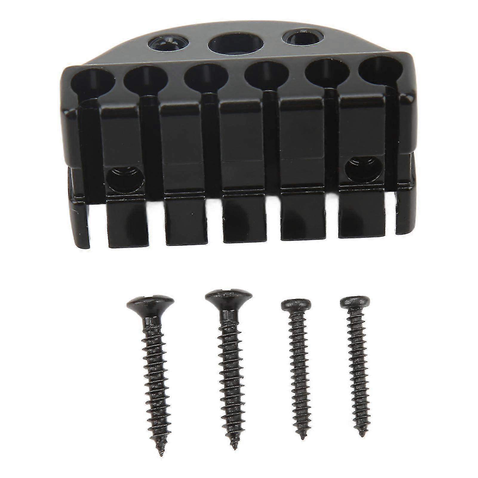 Headless Electric Guitar Bridge 6 String Metal Accessory Part