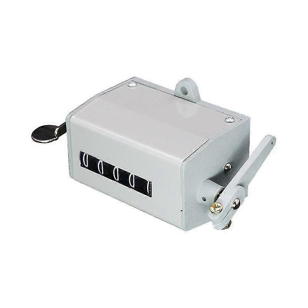 5 Digits Counter Mechanical Rotating Speed Meter 75-ii Totalizing Pull Counter Resettable Digital P