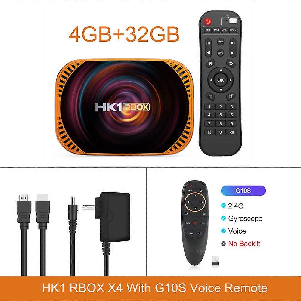 HK1 RBOX X4 Amlogic S905X4 Smart TV Box Android 11 4GB 128G 64GB 2.4G 5G Dual Wifi BT AV1 HDR 8K Media Player 1000M Digitalbox