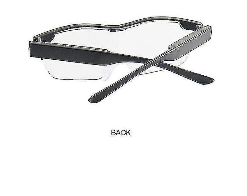 160% Glasses With Led Light Power Zoom Max Glasses Men Reading Eyeglasses Magnifying Needlework-SCL