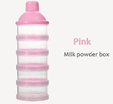 Distributeur de lait en poudre pour bébé 5 couches, pots de lait en poudre, distributeur de lait en poudre portable, récipient à lait en poudre, boîte de stockage de lait pour le voyage