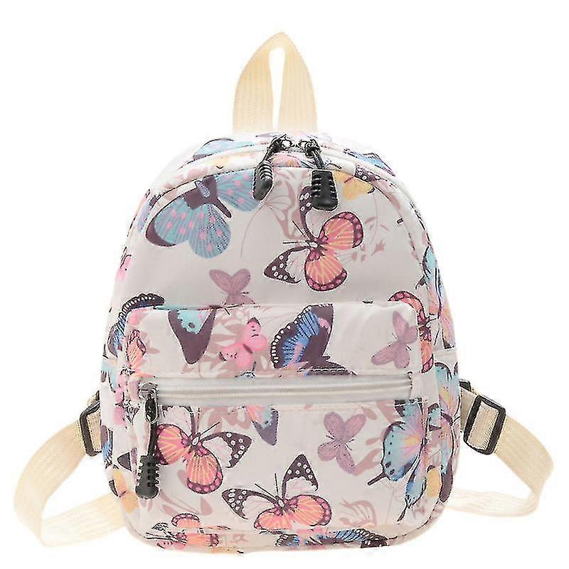 נשים מיני בעלי חיים הדפס תרמילים טרנדי ניילון תיק נשים 2022 תיקי בית ספר תיק גב לבן נקבה לבנים לנערות מתבגרות