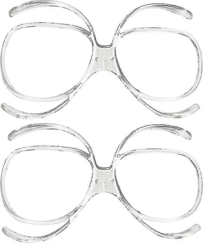 Ski Goggles Tr90 Flexible Bendable Universal Size Inner Frame Snowboard Motorcycle Goggle 2pcs