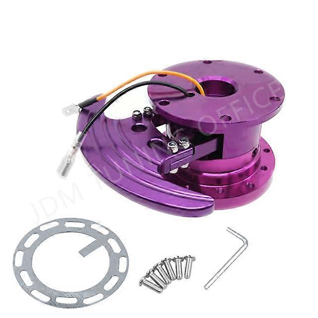 Auto Accessories Racing Steering Wheel Quick Release Hub Kit With Logo Adapter Body Removable Snap Off Boss Kit Universal Parts