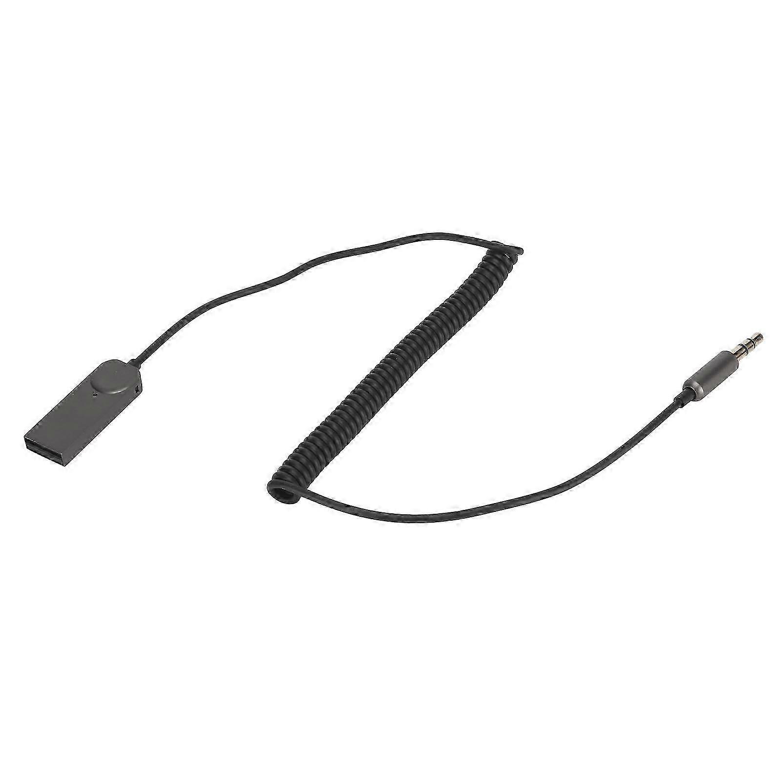 Bluetooth Aux Adapter for Car Wireless Receiver with Built-in Mic HiFi Stereo and Hands-Free Calls