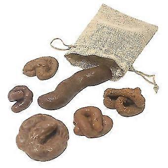 6 Stück Set Realistische Fake Poo Soft Simulation Fake Hund Poo Prank Witz Lustiges Spielzeug