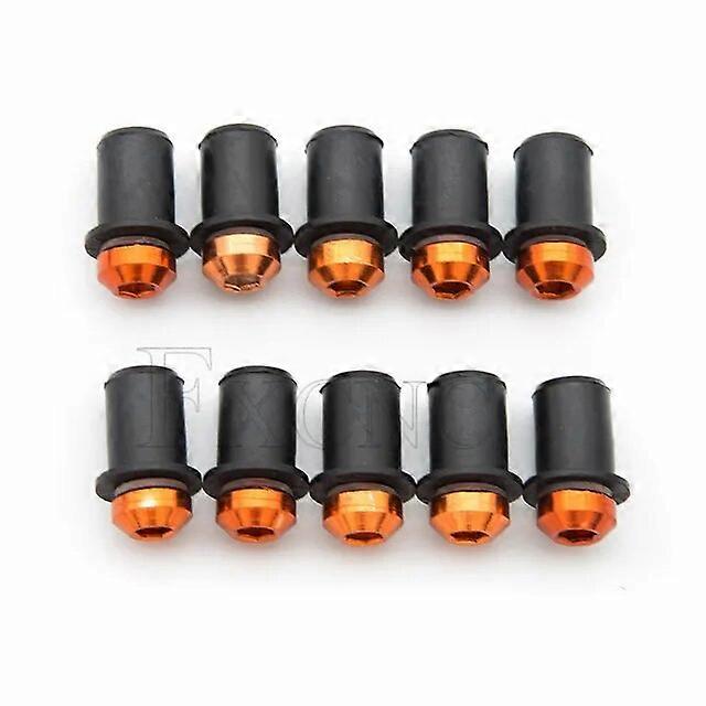 Back Protectors 5mm Universal Motorcycle Windscreen Windshield Fastener Fairing Screw Bolts Nuts Kit for Yamaha R1 R6 R3 FZ1 FZ6 FZ16 R125 XJ6