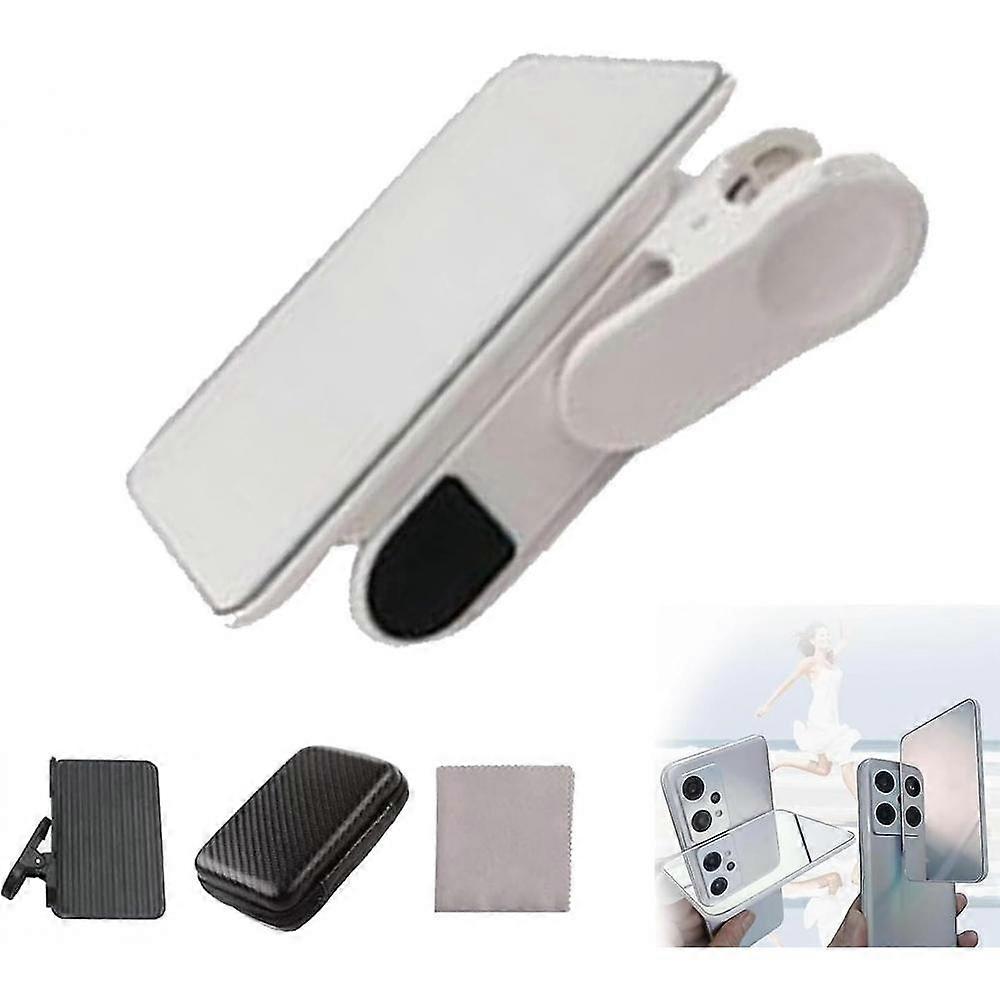 Smartphone Camera Mirror Reflection Clip Kit, Mobile Phone Reflection Camera Clip Selfie Reflector, Mobile Phone Shooting Supplies SIM