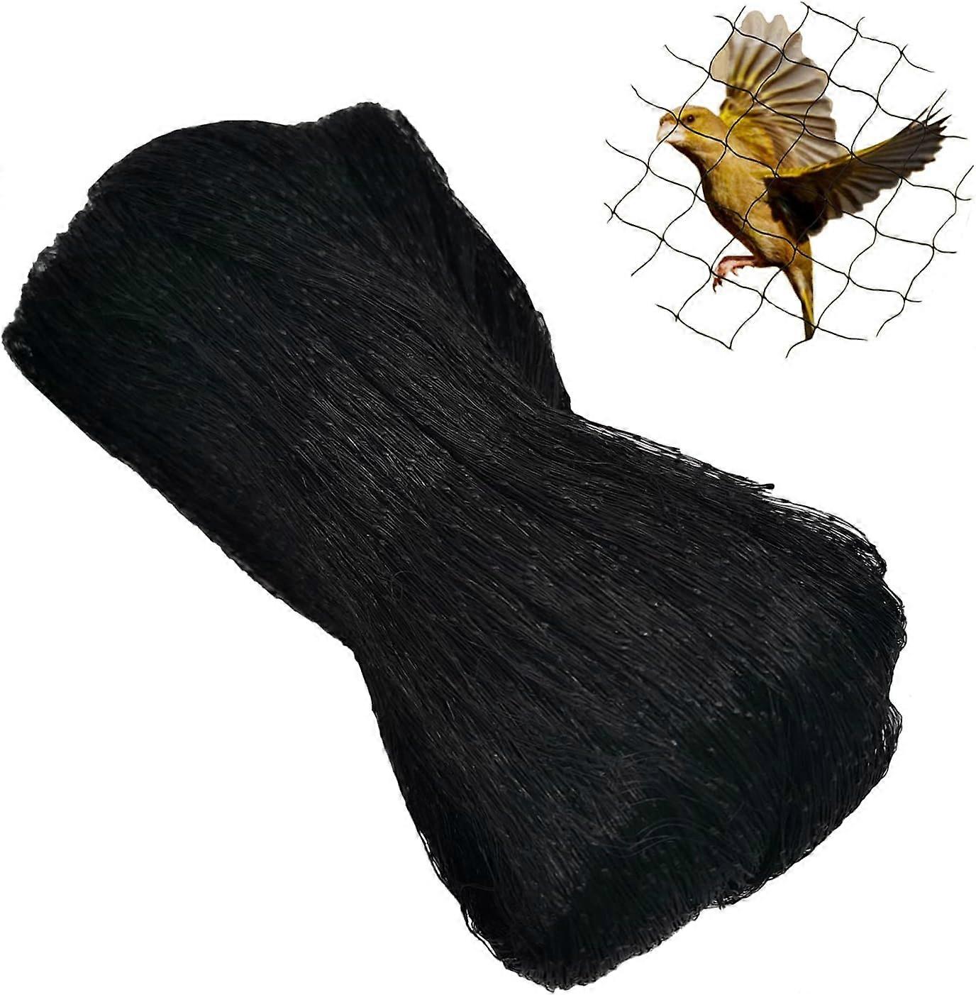 Anti Bird Netting, 4m x 10m Bird Netting, Bird Protection Netting, Fruit Tree Netting, Black Bird Netting Protect Fruit Trees And Vegetables From Dama