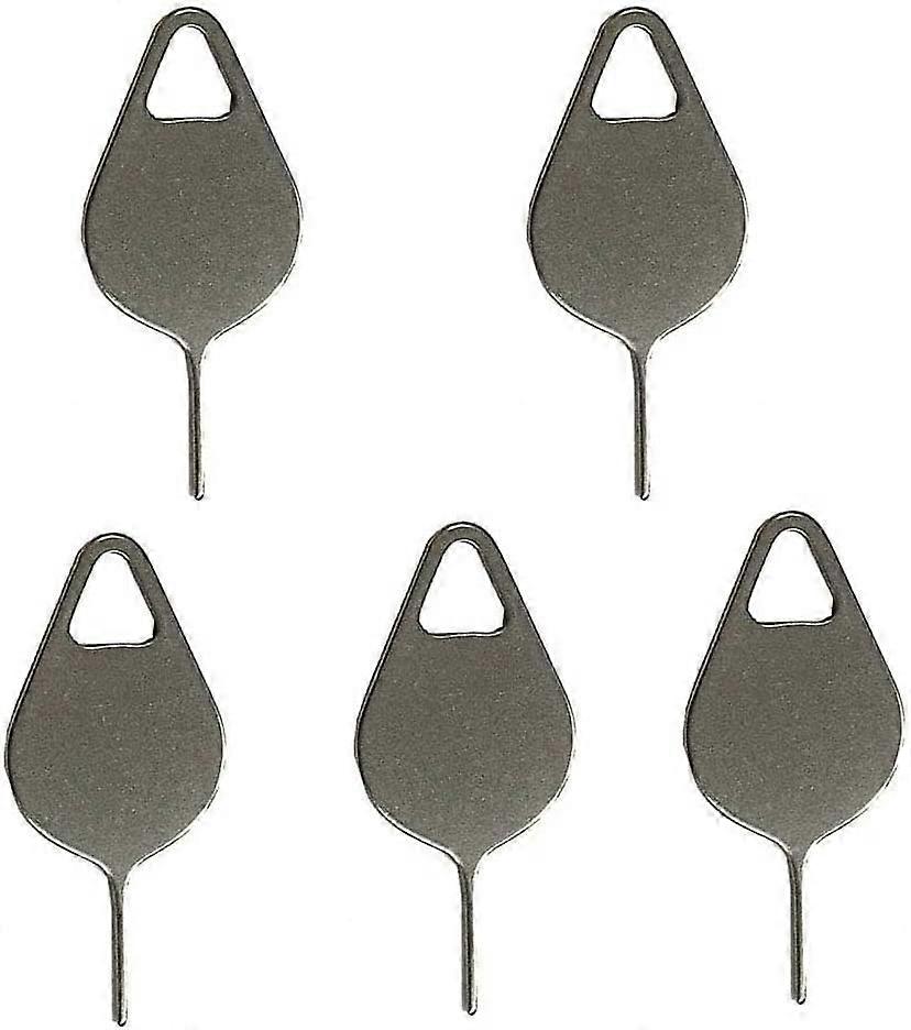5PCS Sim Pin Ejector Card Removal Tray Opening Tool Compatible with Samsung Galaxy, All Other iPhone, HTC Phone Models