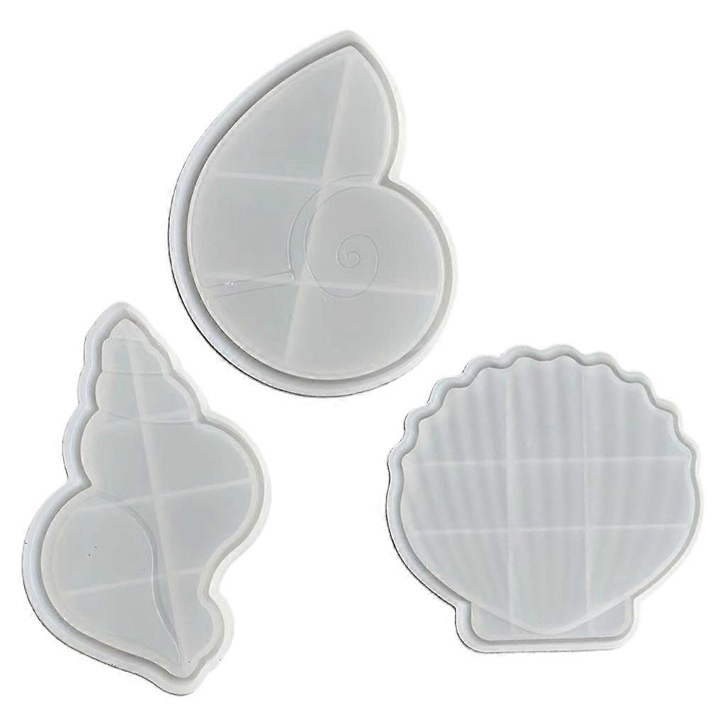 Shell Conch Tray Silicone Mold Fruit Plate Casting Mold Serving Borad Mould
