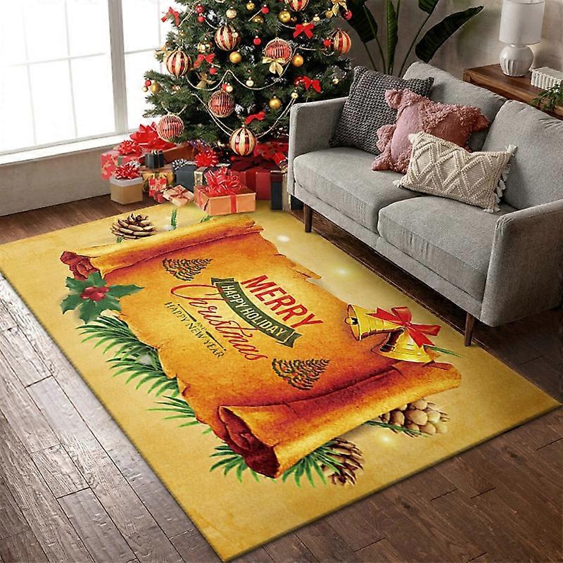 Tflycq Red Christmas Carpets for Living Room Decor Large Area Rugs Anti-slip Bedroom Floor Mat Coffee Table Blanket Happy New Year 2023