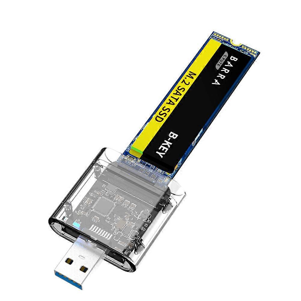 M2 SSD Case M.2 to USB 3.0 Gen 1 5Gbps Hard Disk Enclosure B Key SATA M.2 NGFF SSD Solid State Drive Box Mobile Hard Drive Disk