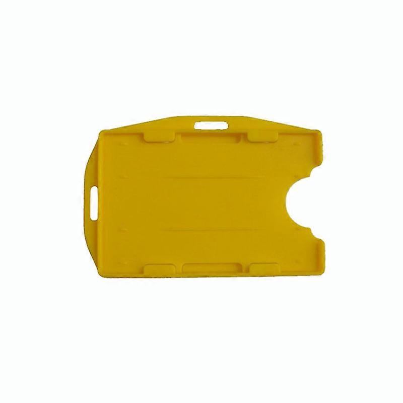 Pp Plastic Id Identification Card Holder Both Sides Of The Card Horizontal And Vertical Bidirectional Dual-Purpose Card Housin