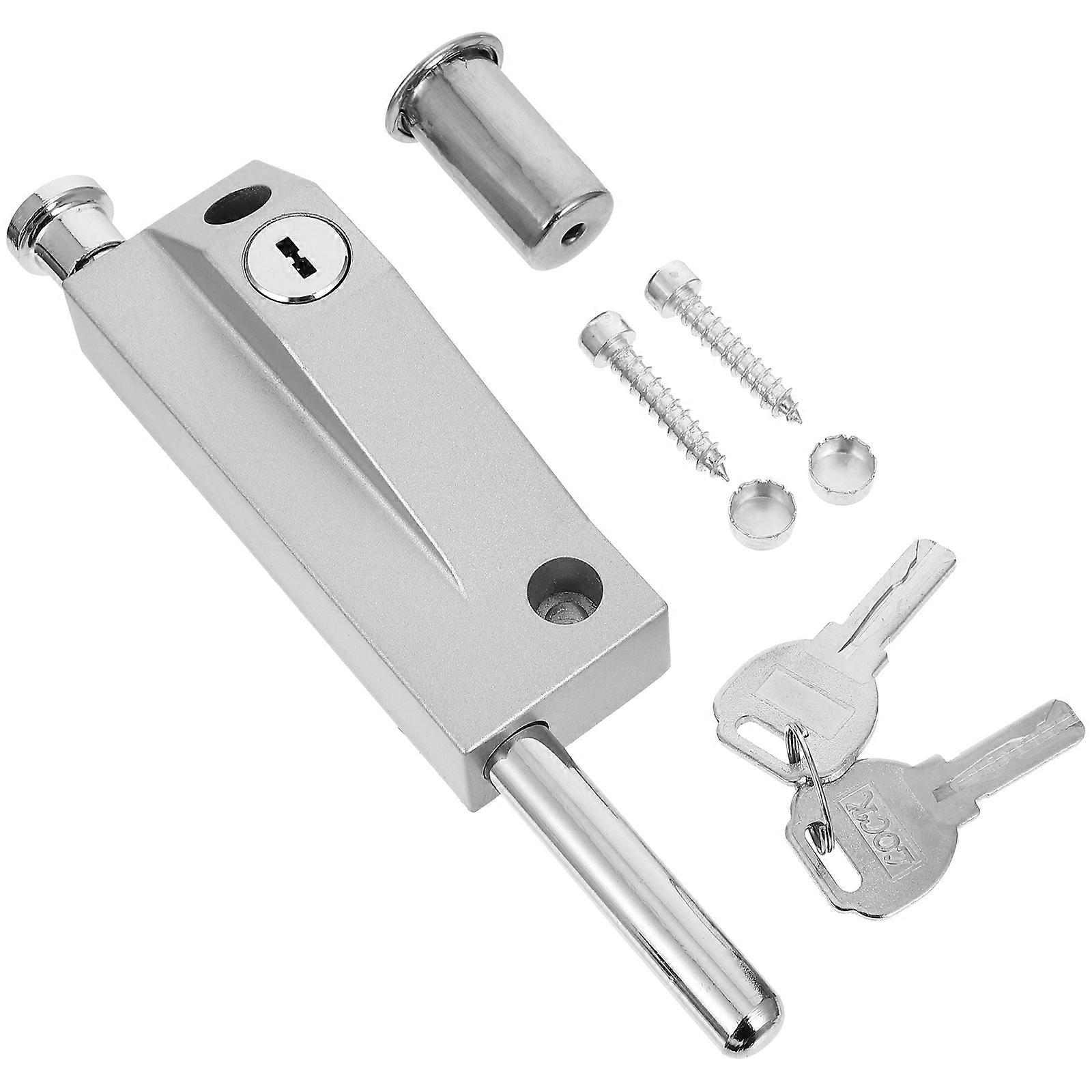 Home Wood Door Zinc Alloy Security Slide Bolt Lock Spring Latch Spring Lock