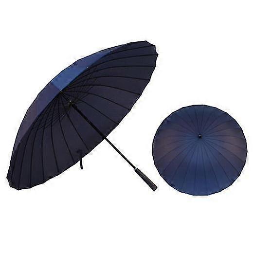 Stick Umbrellas 24-rib Umbrella Large Reinforced Straight Pole Umbrella