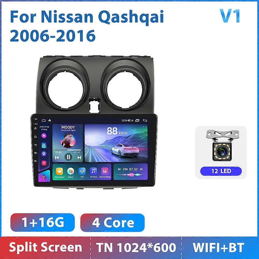 Podofo Android 11 Car Radio Multimedia Video Player For Nissan Qashqai J10 Carplay 2din Navigation GPS Autoradio AI Voice