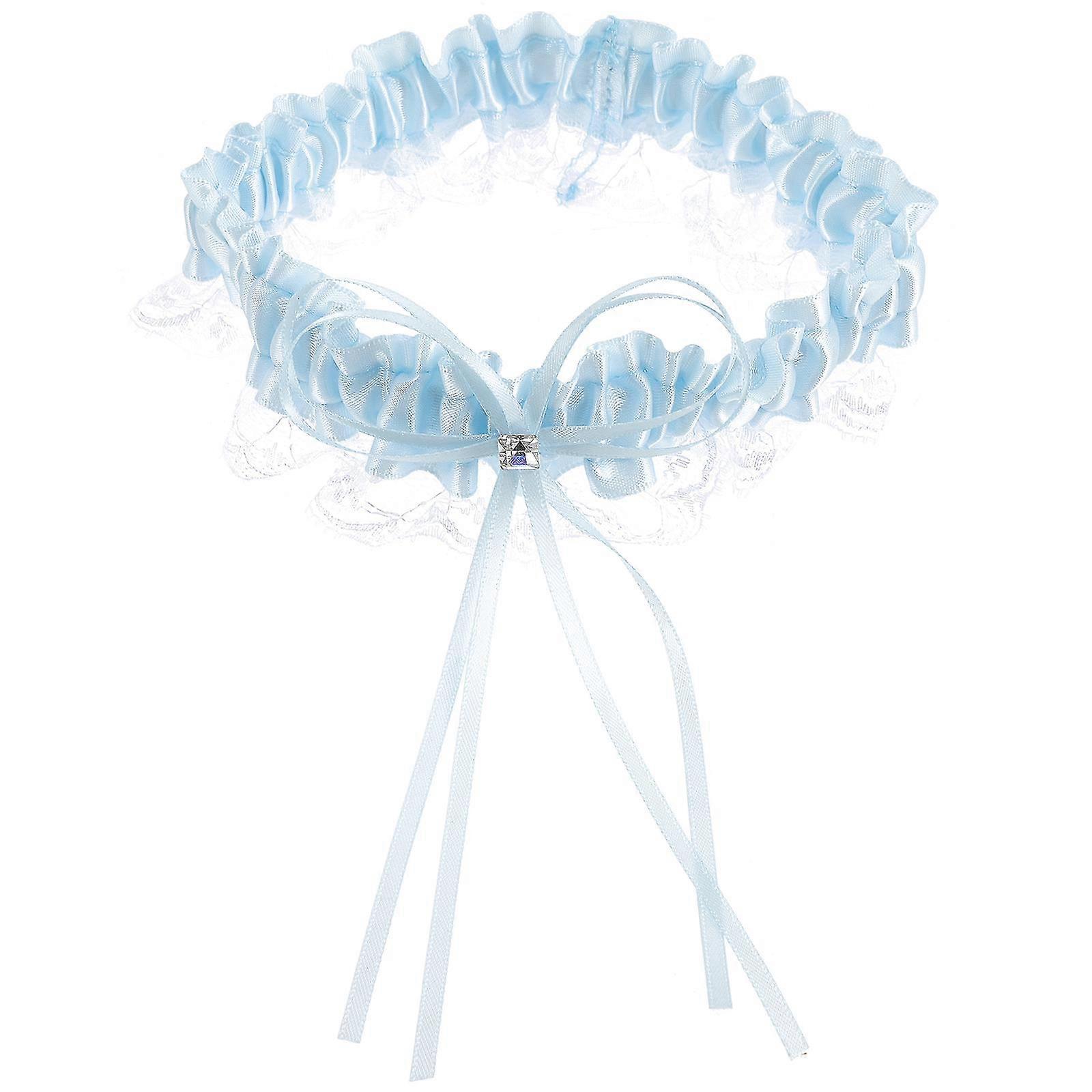 כלה בירית כלה תחרה בירית פפיון בירית ירך סקסי רגל טבעת רגל