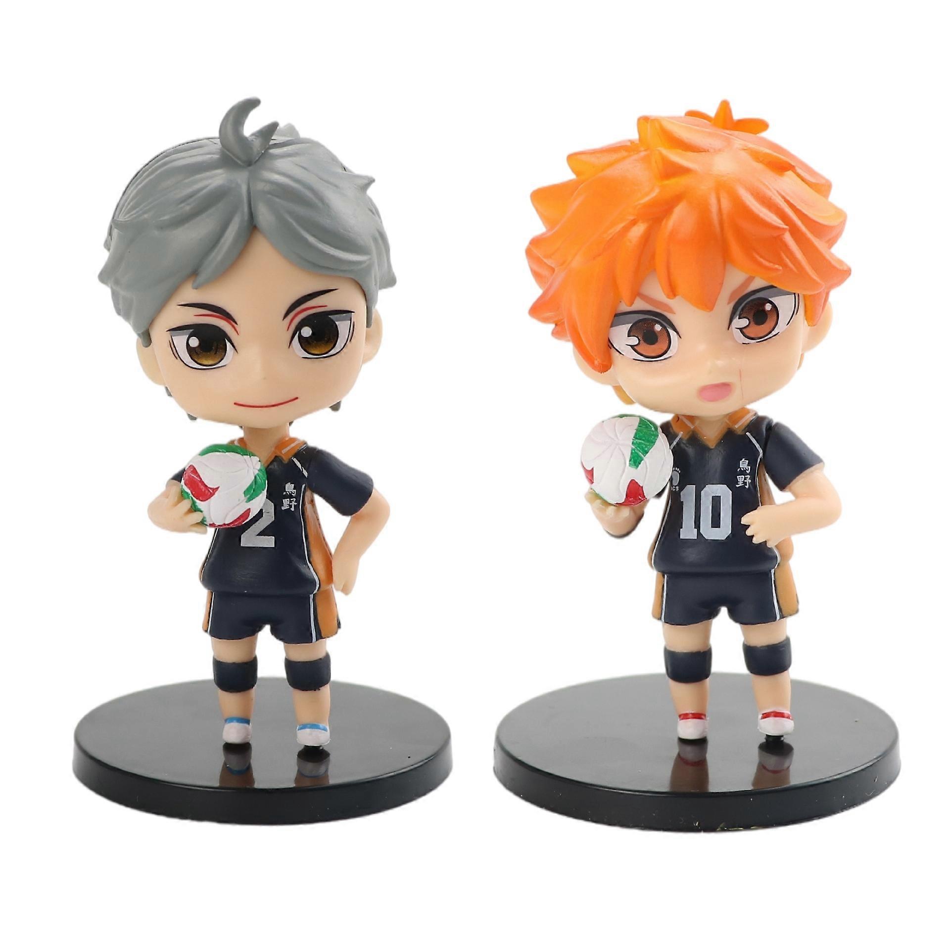 Haikyuu!! Statua PVC Shoyo Hinata E Tobio Kageyama - Action Figure Da Collezione