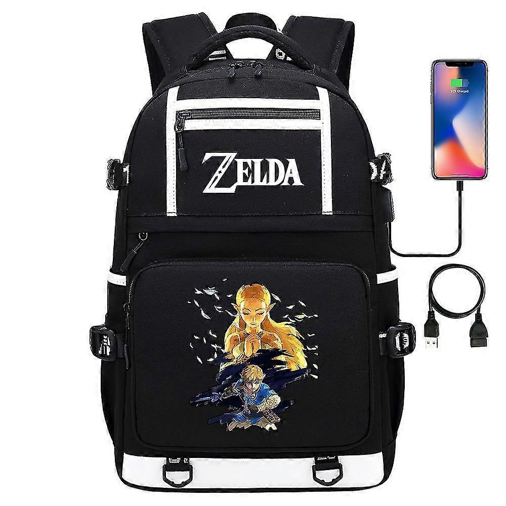 Game Zelda-link Print Backpack For Teens, Students, And Schoolbags - Bookbag For Men
