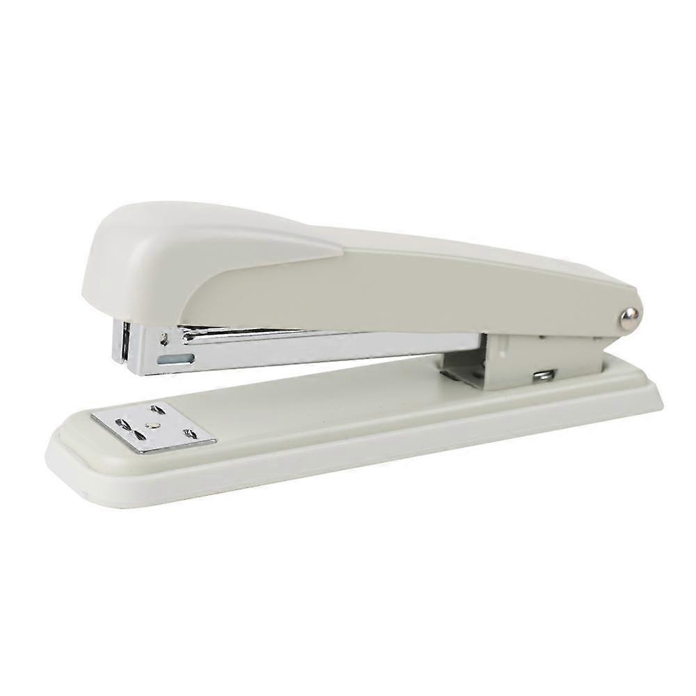 One-finger, effortless, spring-powered stapler